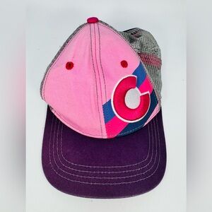 YoColorado Kids Trucker Hat Pink Purple Mesh Adjustable Snapback 3-7 YR